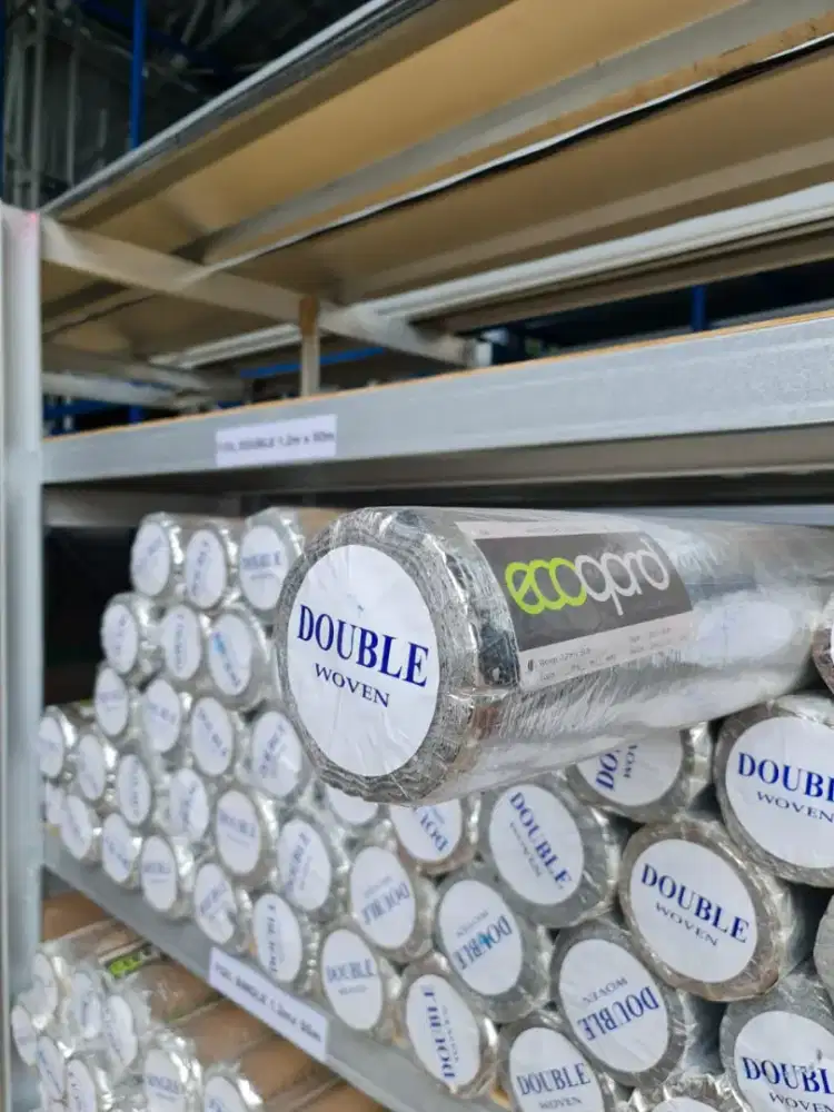 Alumunium foil double woven