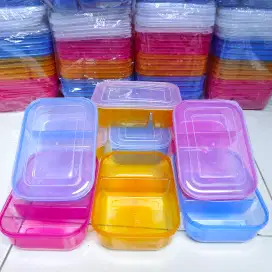 12 pcs Kotak makan 2 sekat 850 ml