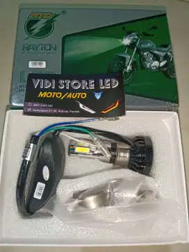 Lampu led RTD 3 sisi 6 sisi H6 H4