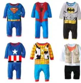 Long sleep wear baby karakter batman