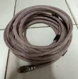 Kabel HDMI ke HDMI,  bulat besar kuat,  10 meter.