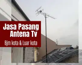 Pasang antena TV hd outdoor