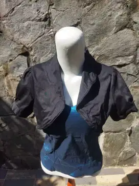 Rompi crop top satin