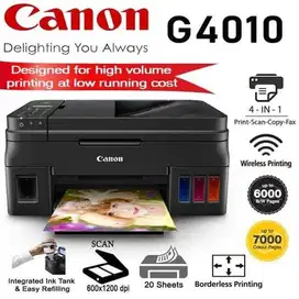 CANON G4010 Print,Scan,cOPY bISA ukURAN F4 Dan Wifii Garansi Resmi