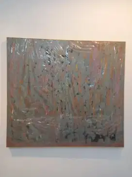 Lukisan abstrak kanvas