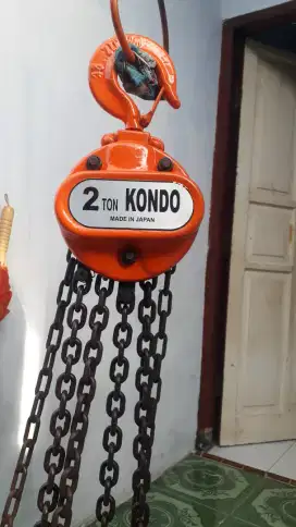 Jual chain blok 2 ton kondo
