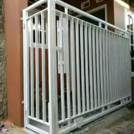 Pintu pagar kupu kupu,pintu agar lipat,pintu pagar dorong