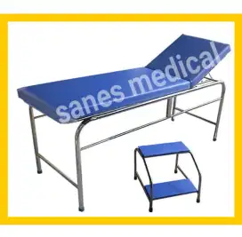 Bed Diagnosa Medis Stainless Ranjang Pasien Rumah Sakit Dipan Kasur RS