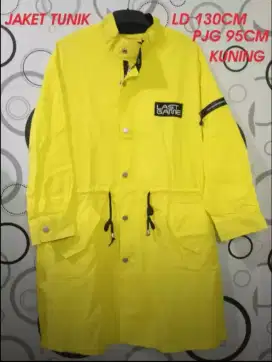 Jaket Cewek Second Model Tunik - Warna Kuning