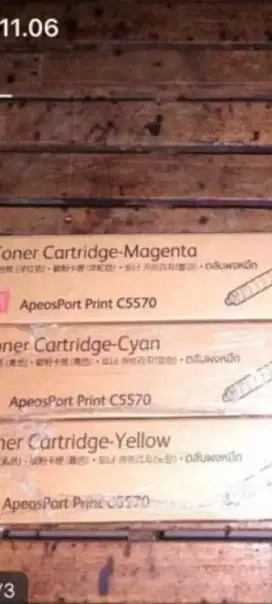 Cartridge dan toner laser jet diterima/dibeli