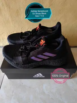 Adidas RUNNING Senseboost GO Shoes Men Black EF0709
