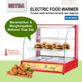Showcase display warmer thermostat/penghangat makanan elektric getra