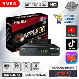 Matrix Apple Merah Biru Garuda STB Set Top Box DVB T2 TV Digital