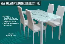 1 SET MEJA + KURSI MAKAN PEVITA-S 4K