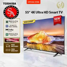 Led UHD 4K Smart TV 55 Inch TOSHIBA 55E330MP (Gratis Bracket) New 2025