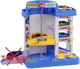 TAKARA TOMY Tomica World Rotating Car Park/parkir mobil berputar