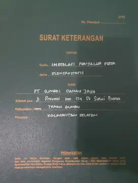 Sertifikasi PENYALUR PETIR | SERTIFIKASI PENANGKAL PETIR