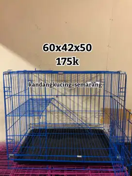 Kandang kucing lipat tingkat 1 ready kak