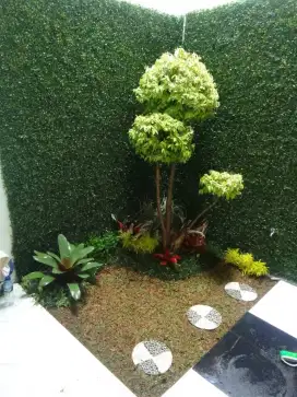 Pembuatan taman indoor