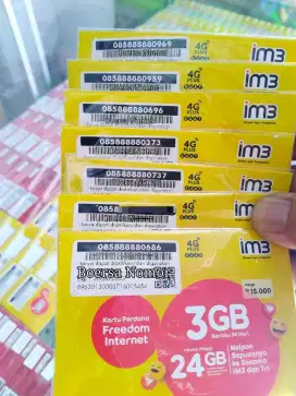 Indosat Cantik / Kartu Indosat / Nomor Cantik Indosat (Tidak Bisa Cod)