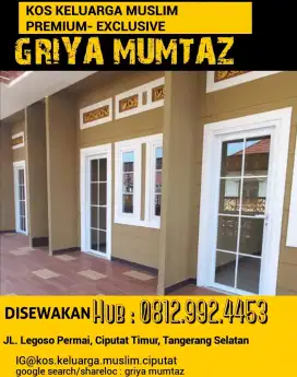 Paviliun Muslim minimalis apartemen 2.5 Jt