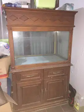 Dijual Aquarium Bahan Kayu Jati