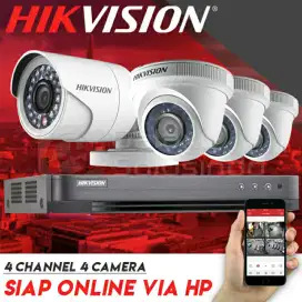 PROMO paket  CCTV Hikvision NO 1 Terbaik up to 4 MP