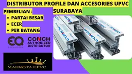 harga per pcs Profile conch dan accessories upvc jawa timur