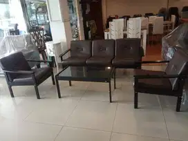 Kursi tamu kayu asli Siro Lily Sofa kayu Ligna Sofa set sofa minimalis