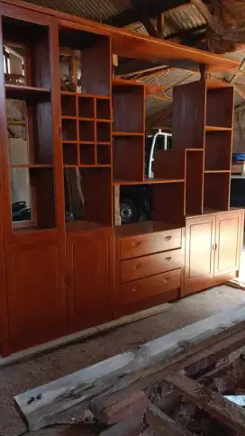 Meja tv bahan full kayu jati belanda