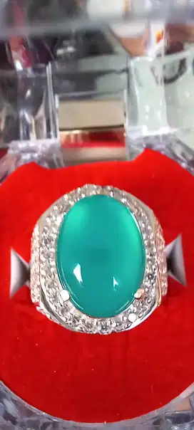 Bacan mejiko bluish green metalik giwang melintir