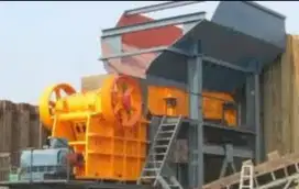 Stone jaw crusher / mesin penghancur batu