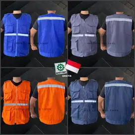Rompi K3 Safety / Rompi Proyek / Rompi Kerja Lapangan