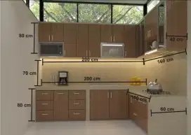 Kitchen set minimalis gaya modern