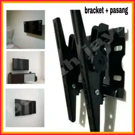 Bracket tv lg samsung sharp sony dll termasuk pemasangan JABODETABEK