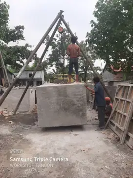 Bak tandon air dan saptictank beton cor