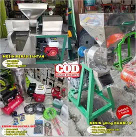 promo GUDANG MESIN GILINGAN BUMBU DAN MESIN PERAS SANTAN full stainles