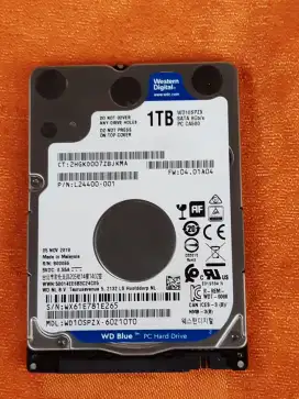 Hard disk western digital 1tb normal siap pakai harga terjangkau
