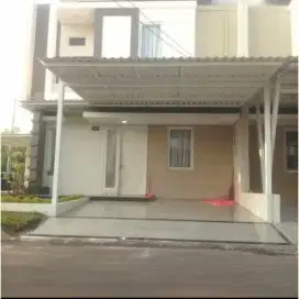 Canopi besi atap alderon double layer
