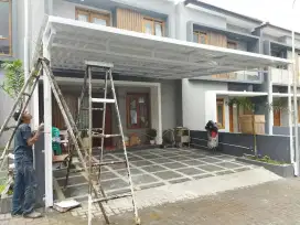 Kanopi alderon rongga, canopy alderon twinwall #040