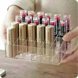 Rak Lipstik Organizer Akrilik Kotak Penyimpanan Lipstick Make Up