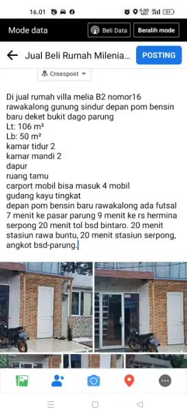 Di jual rumah secepatnya butuh dana