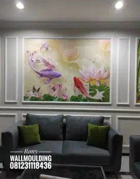 Wallmoulding murah berkualitas, bergaransi 2 tahun