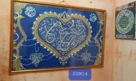 Terlaris Kaligrafi Asli Buatan Tangan Ukuran Besar 125x85CM Istimewa