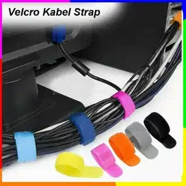 Pengikat Kabel Velcro Strap binder cable-pengikat / klip / penjepit ka