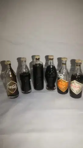 Miniatur botol Coca cola 6pcs masih segel