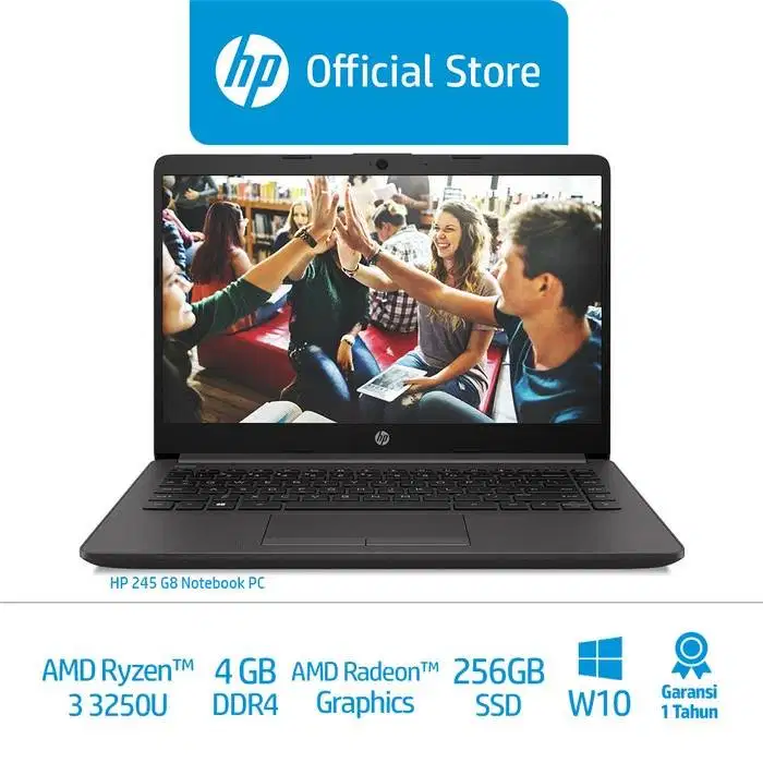 HP 245-G8 ryzen 3