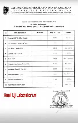 Distributor Resmi Aspal Import Iran Pen. 60/70