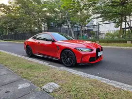 BMW M4 Competition AT Pemakaian 2023 Merah, LOW KM, PERFECT LIKE NEW!