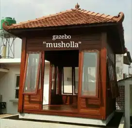 Gazebo musholla saung